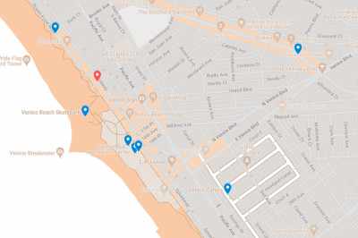 Carte Venice Beach