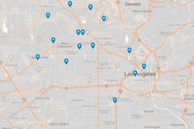 Cartes des activités à Los Angeles