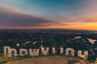 Vue Los Angeles à Hollywood Sign