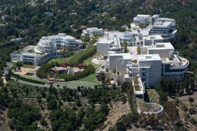 Vue aérienne du Centre Getty