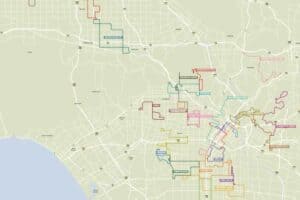 Plan des bus DASH de Los Angeles