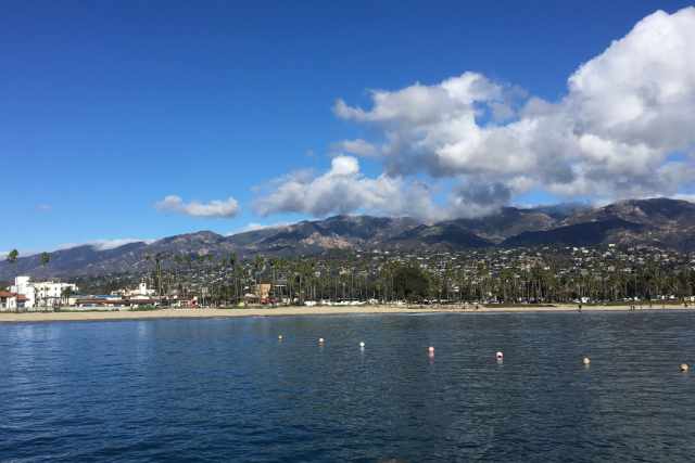 Montagnes Santa Barbara Californie