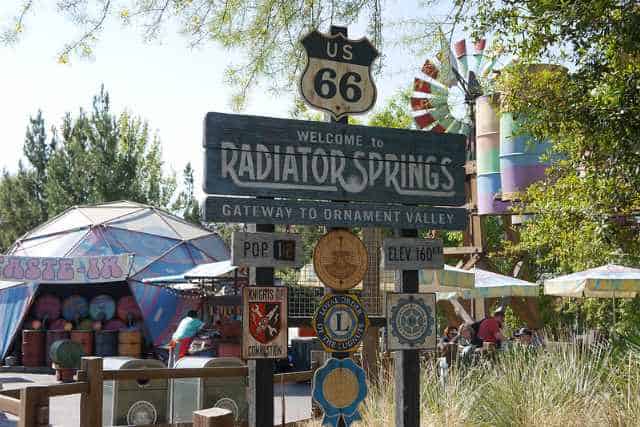 Car's Land Disney California Adventure