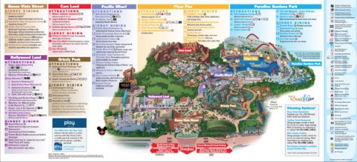 Plan parc Disney California