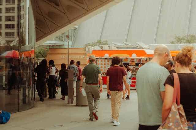 Entrée du musée dans Downtown Los Angeles
