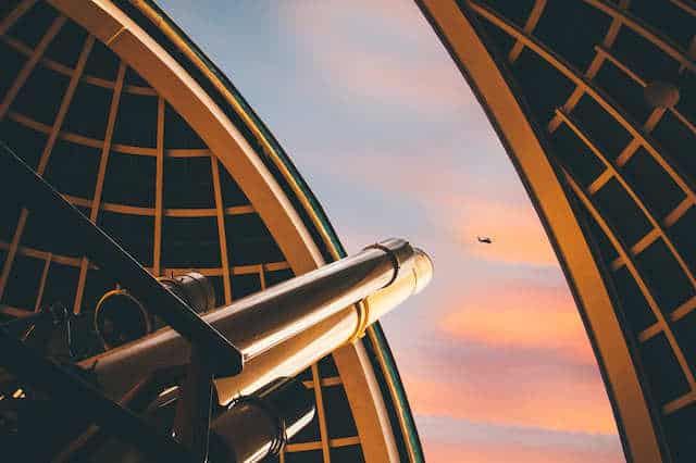 Télscope à l'observatoire de Los Angeles